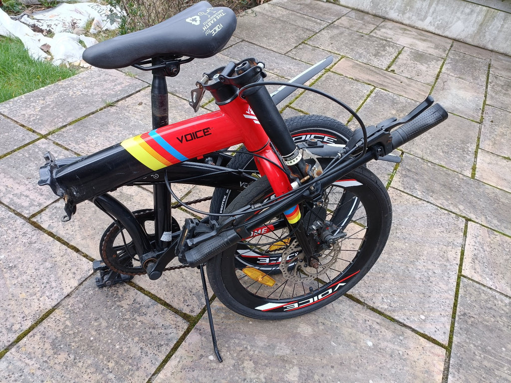 Voice Prime Folding Bike - 9 Speed - Disc Brakes