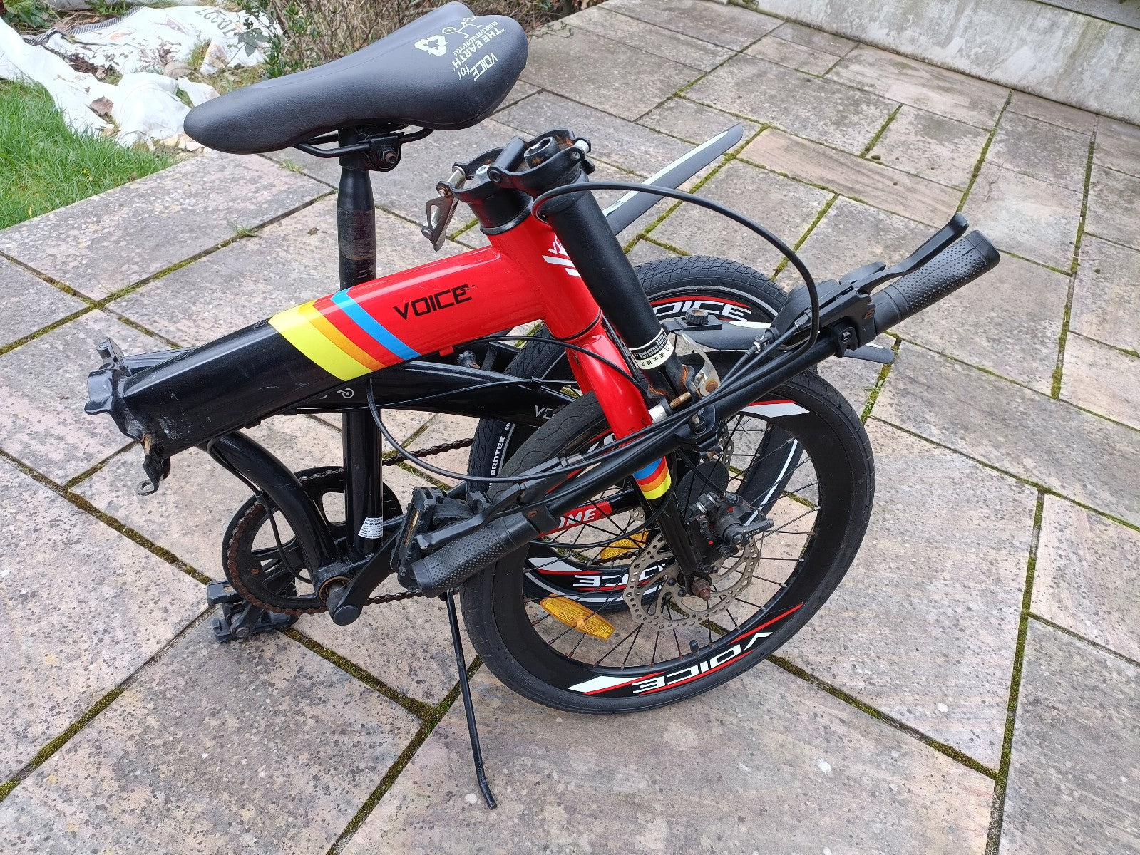 Voice Prime Folding Bike - 9 Speed - Disc Brakes