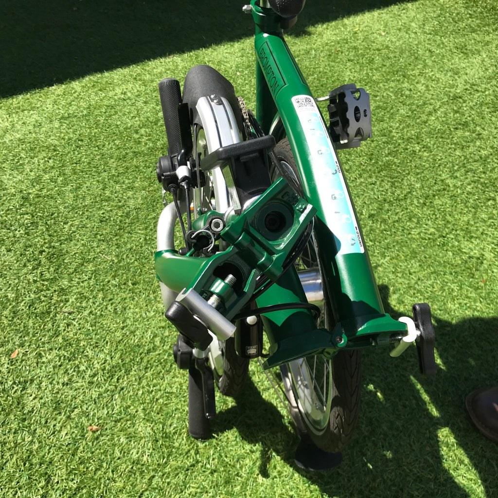 Brompton C Line folding bike 4 speed, dark green, excellent condition