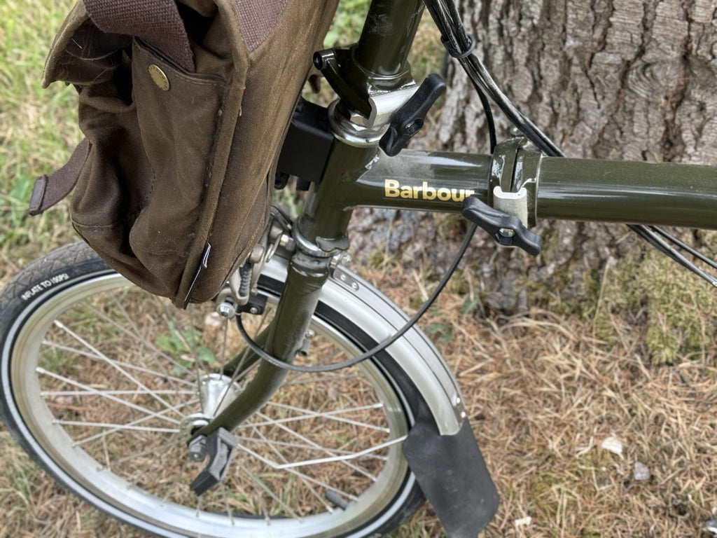 Brompton X Barbour Folding Bike M6L USED ONLY ONCE! Green