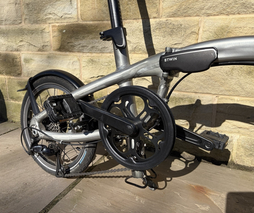 BTwin Ultra Compact  1 Second Folding Bike Sora Grey