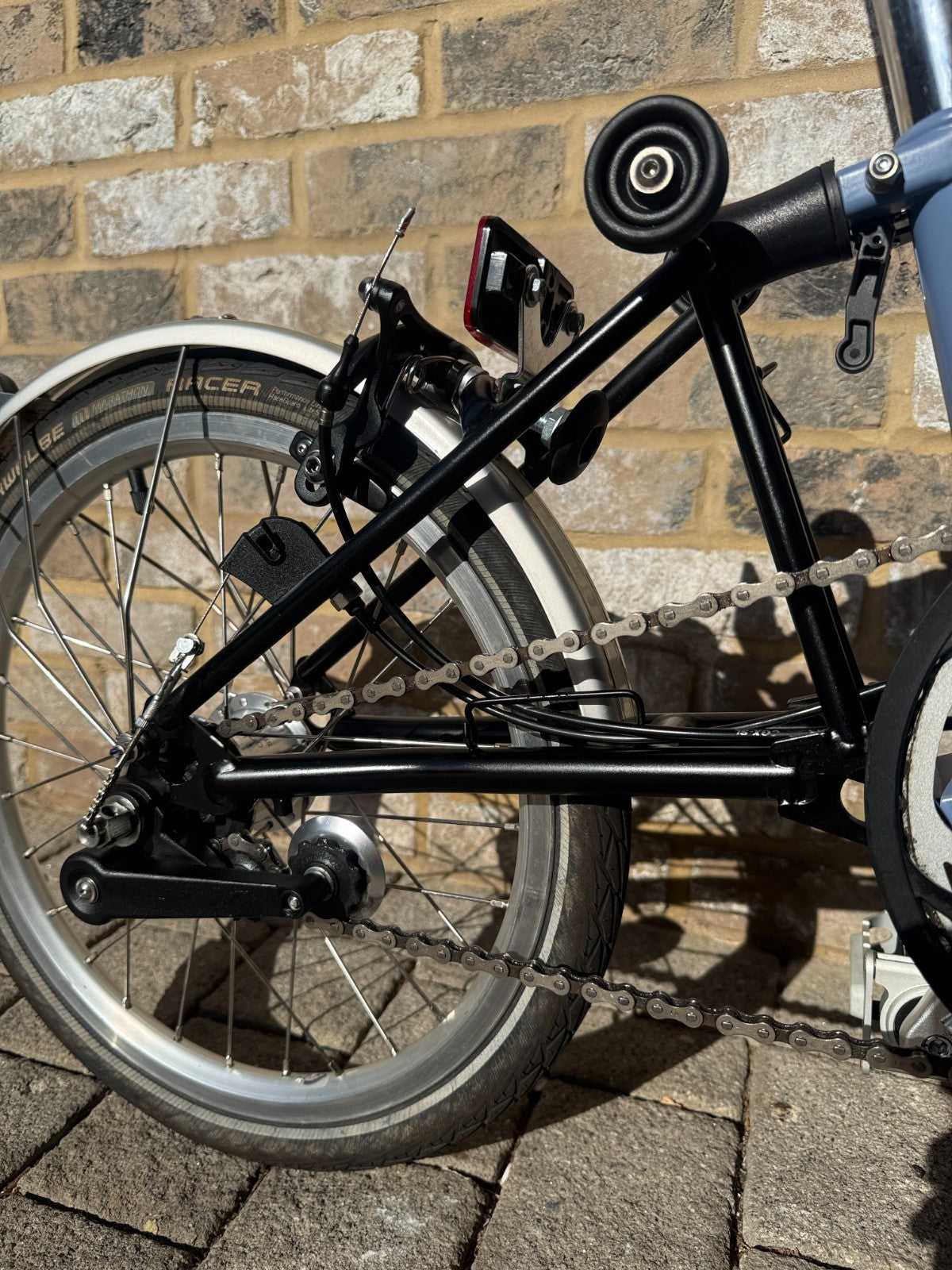 Brompton Cloud Blue & Black - C Line Mid M3L - WORLDWIDE SHIP - Top Condition
