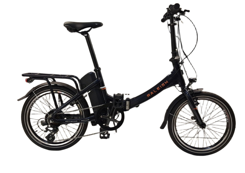 Raleigh Stow-E-Way Compact Lightweight Folding E--Bike - Black (Used/Scratched)