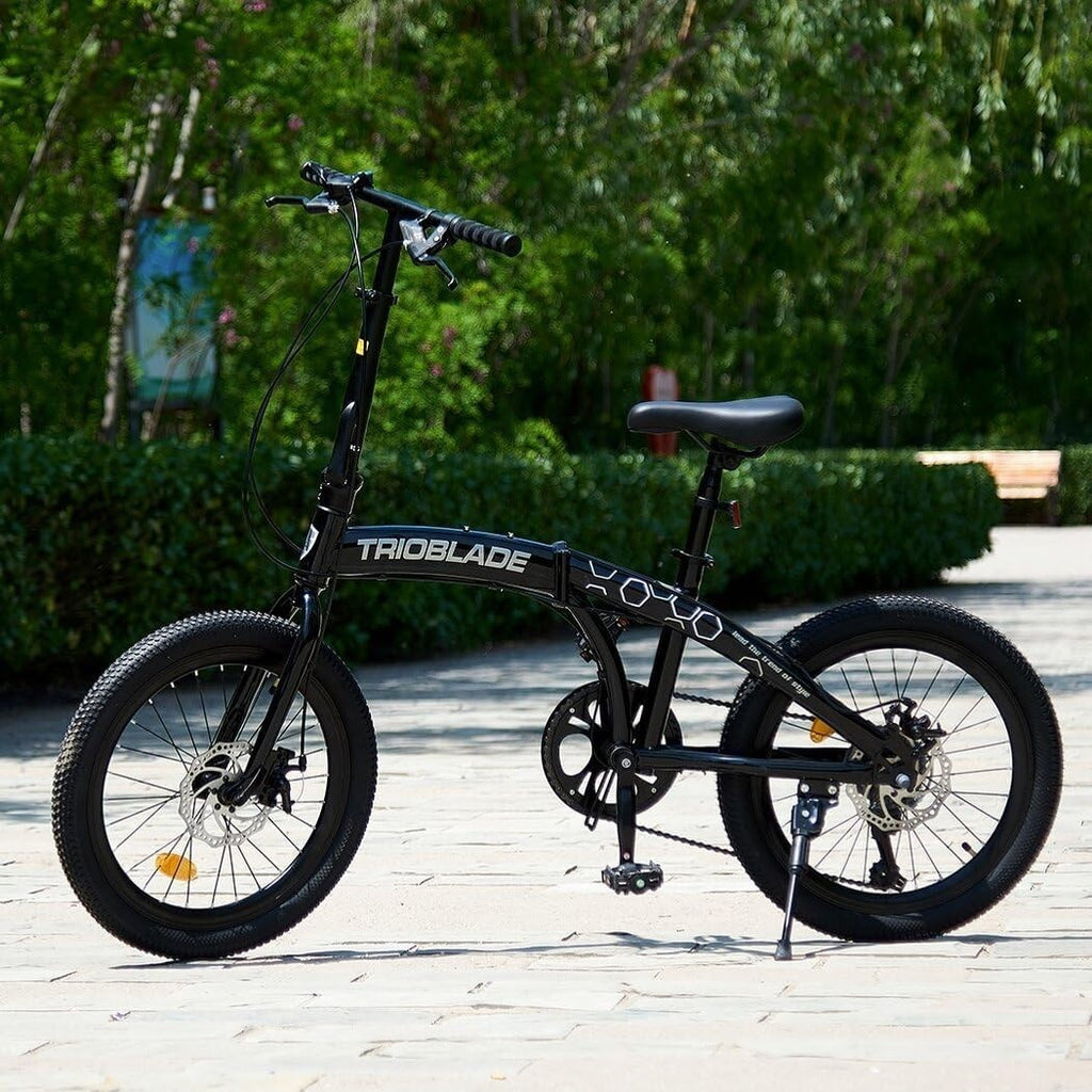 20” Folding Bike 7-Speed Lightweight Aluminum Frame for Adults & Teens