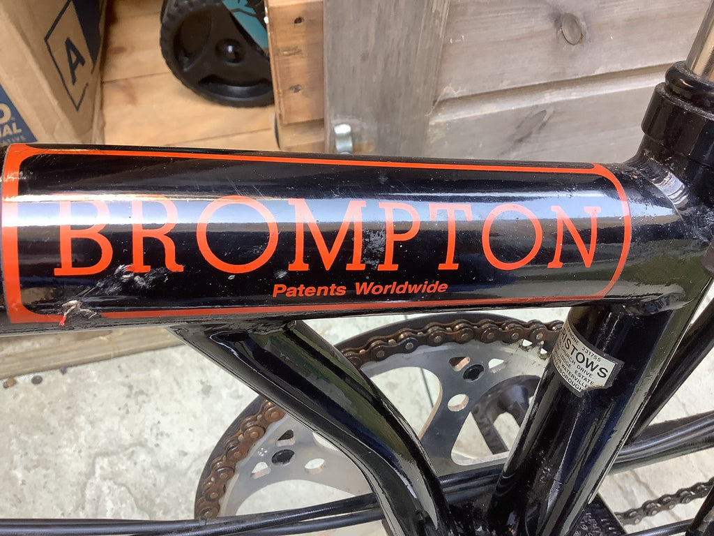 Vintage Original Low Mileage Brompton C Line 5 Gear 1988 T5M and Storage Bag