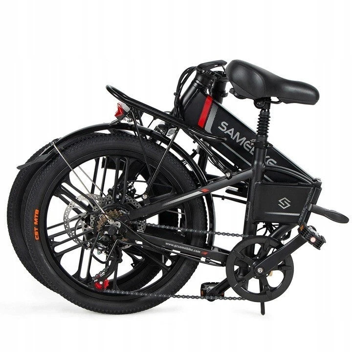 20" Portable Commuter Bike 60Nm 48V 10.4A  Folding City Bike 7 Speed -XD30BL new