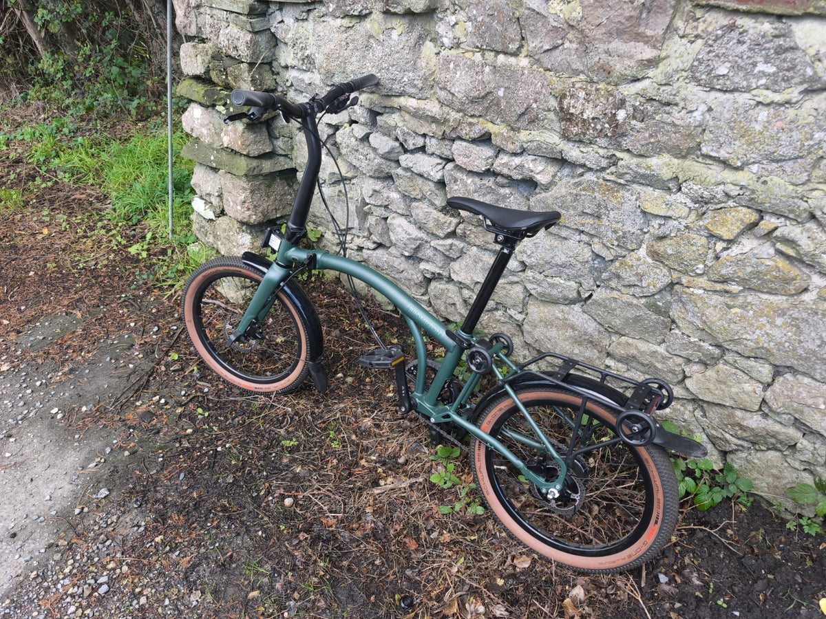 Brompton G Line 8-Speed Medium Folding Bike Forest Green, Men's