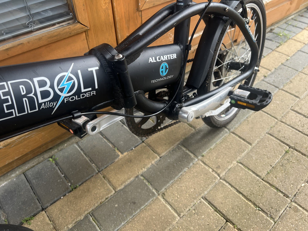 Al Carter Thunderbolt 20” Wheel Folding Bike, Aluminium Frame