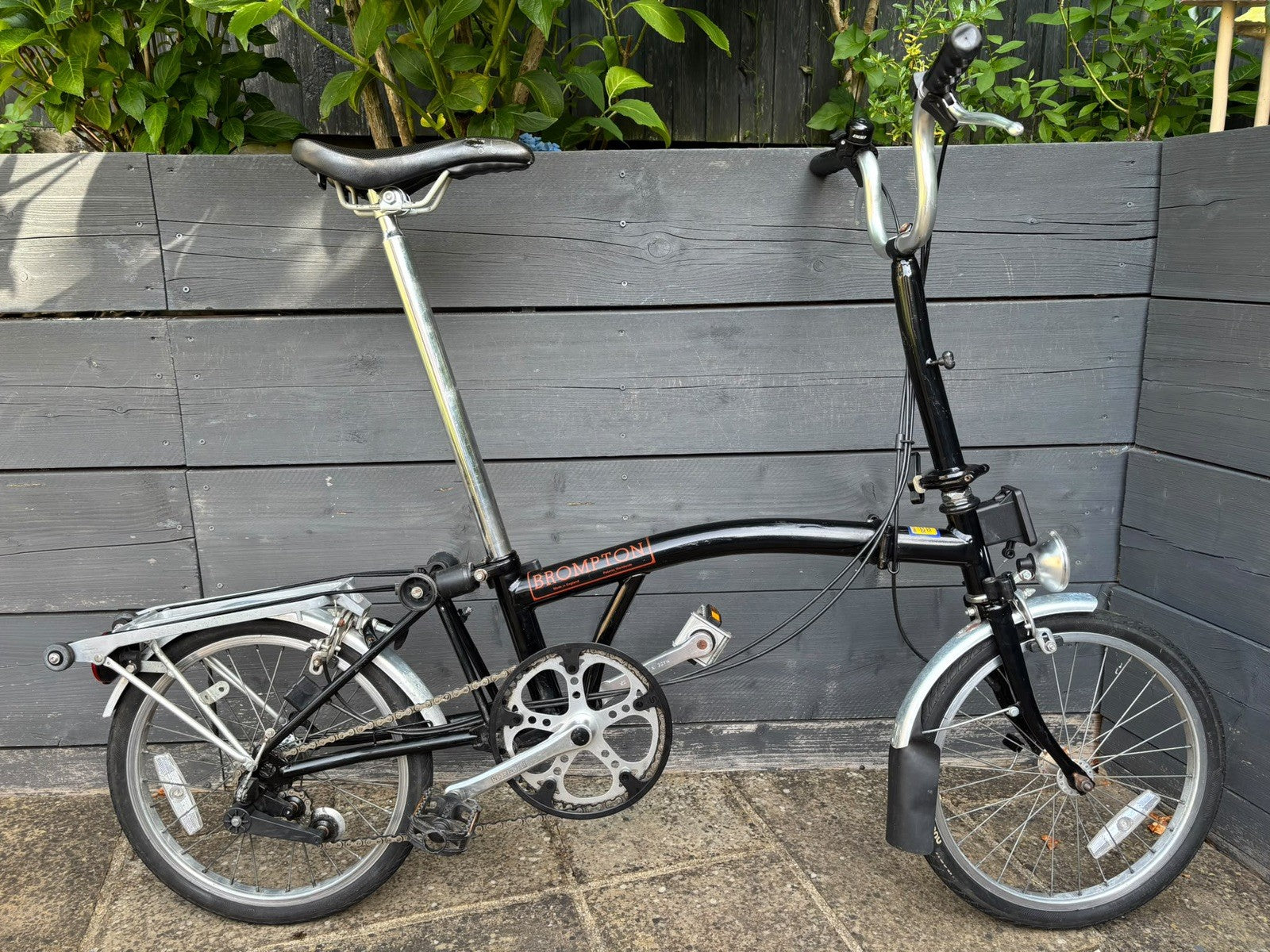 Brompton M5R C line Explore equivalent in Gloss Black - Leisure Used