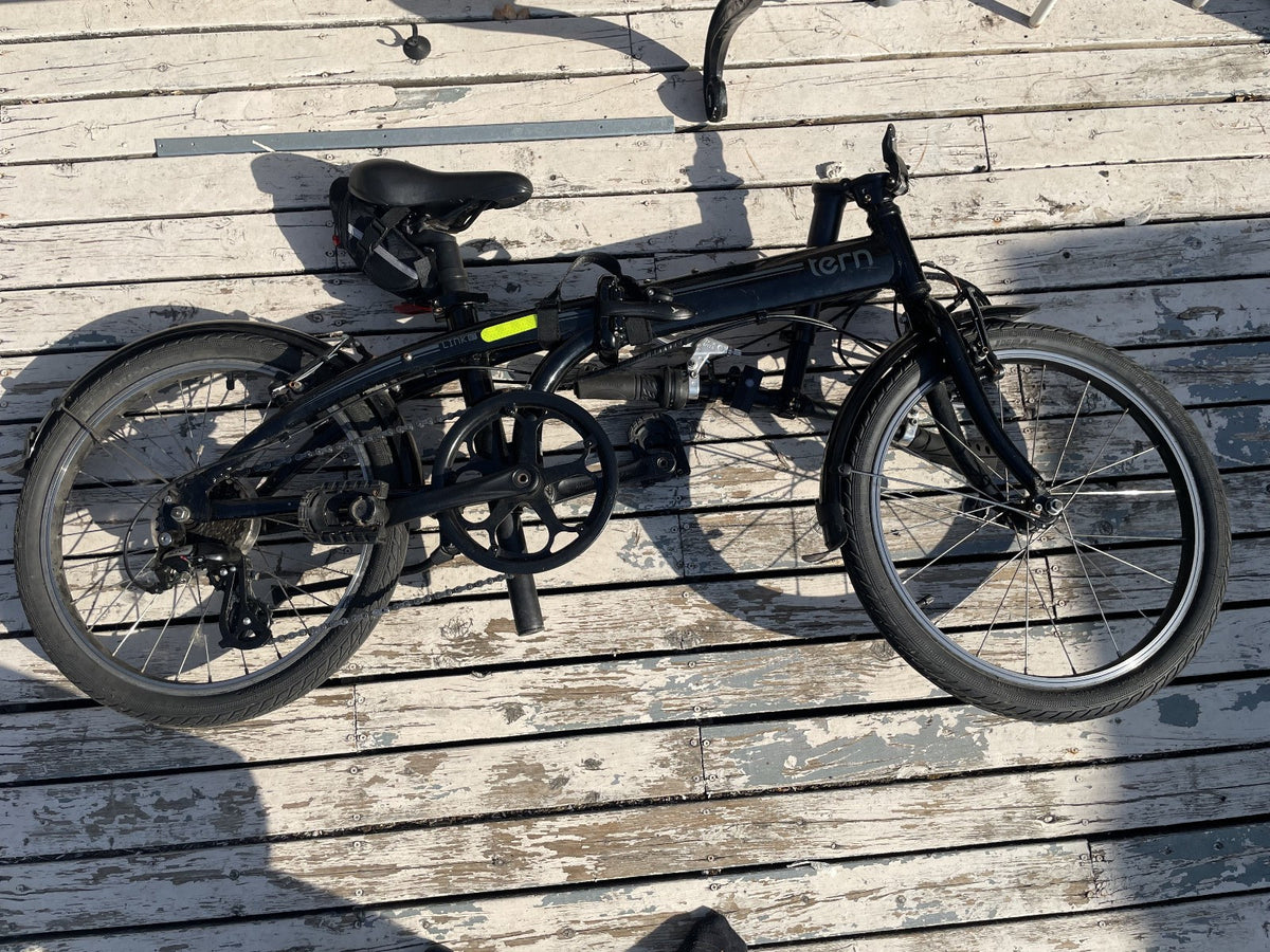 Tern Link B7 folding bicycle; unsure how much work required but definitely some