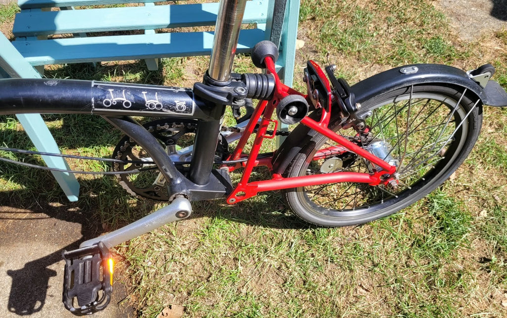 Brompton S3L Folding Bike Sturmey-Archer 5-Speed Hub S-Type Bars Mudguards