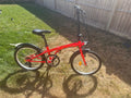 Red Folding Oxylane Bicycle