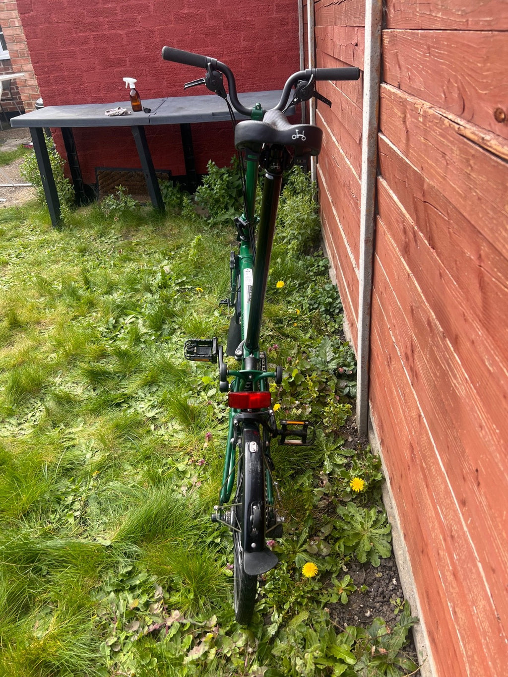 Brompton C Line Folding Bike Racing Green 3-speed