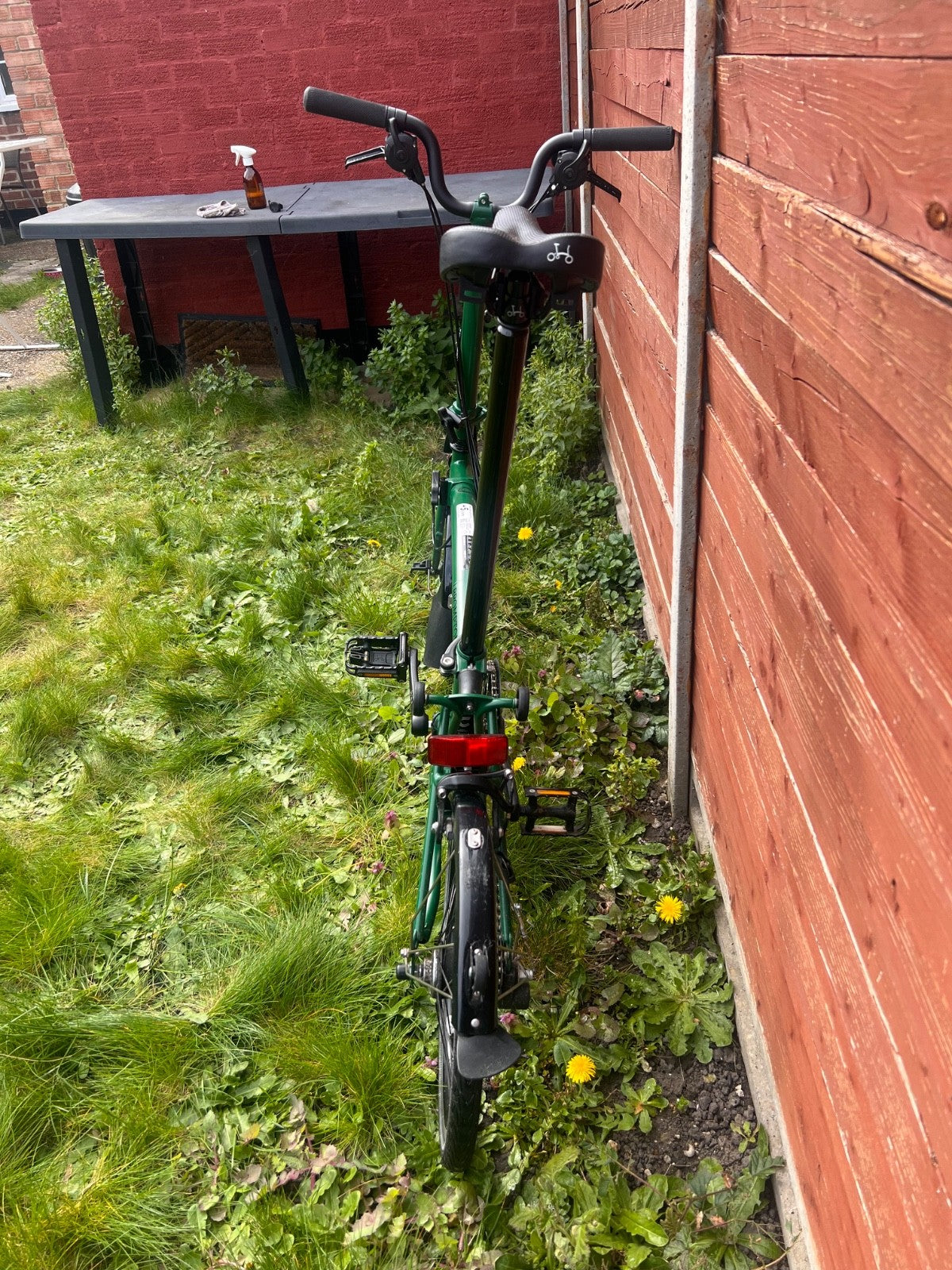Brompton C Line Folding Bike Racing Green 3-speed