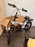 20" Folding Bike for Adults, 6 Speed Compact Foldable Bicycle with Disc Brakes,