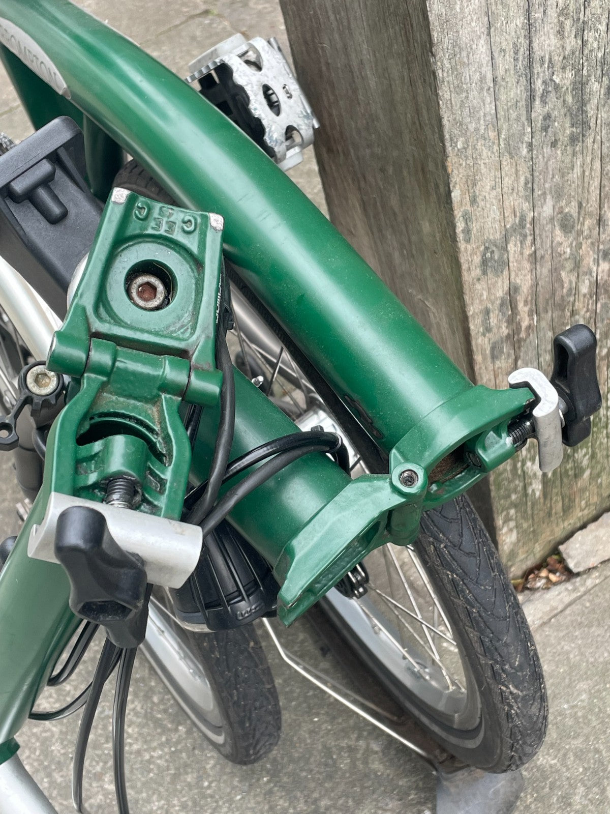 Brompton Folding Bike M6L - Superlight (P-Line) - Racing Green - Dynamo Lights