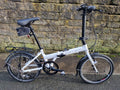 Carrera Transit Folding Bike 20” Wheels 8 Speed Alloy Frame Rack