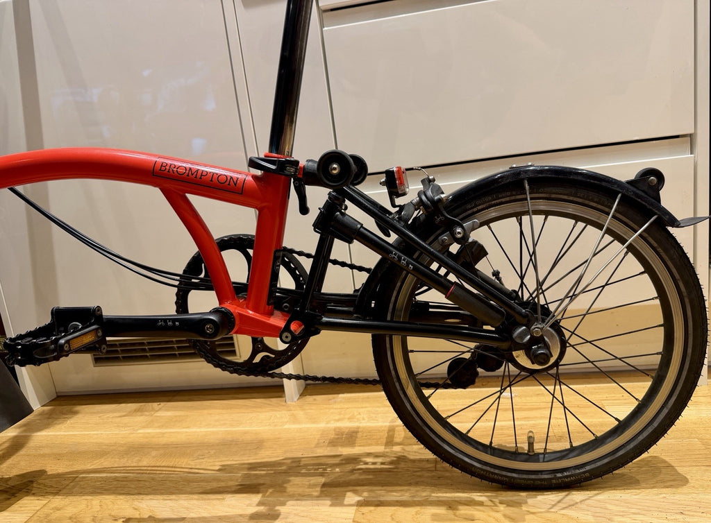 Brompton M6L - Black Edition / Rocket Red