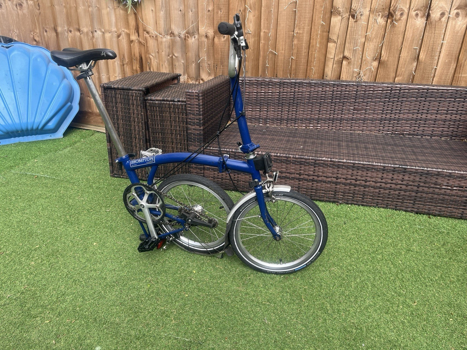 Brompton 3 Speed Folding Bicycle Good Condition.