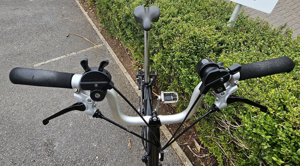 Brompton M6L Folding Bike - Black, 6 speed, includes extras