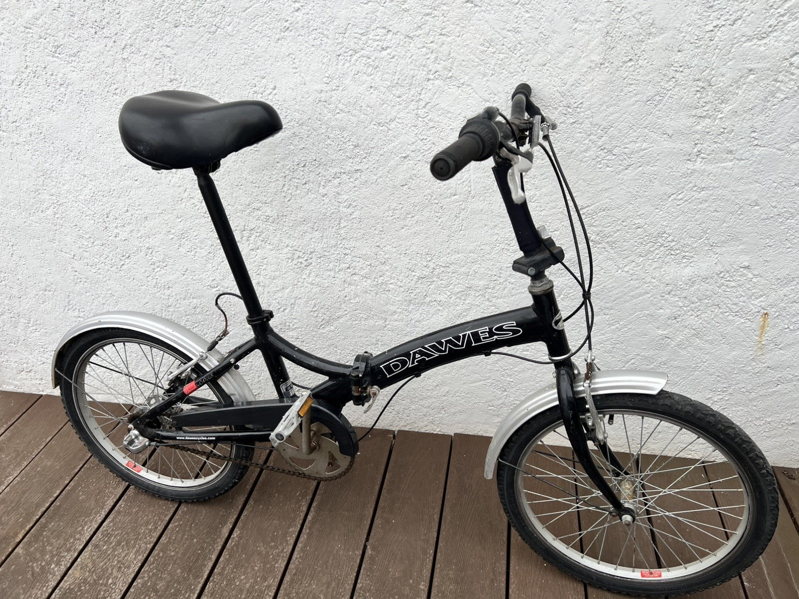 Dawes Diamond Black & Silver Folding Bike 20" Wheels shimano Nexus 3 speed hub