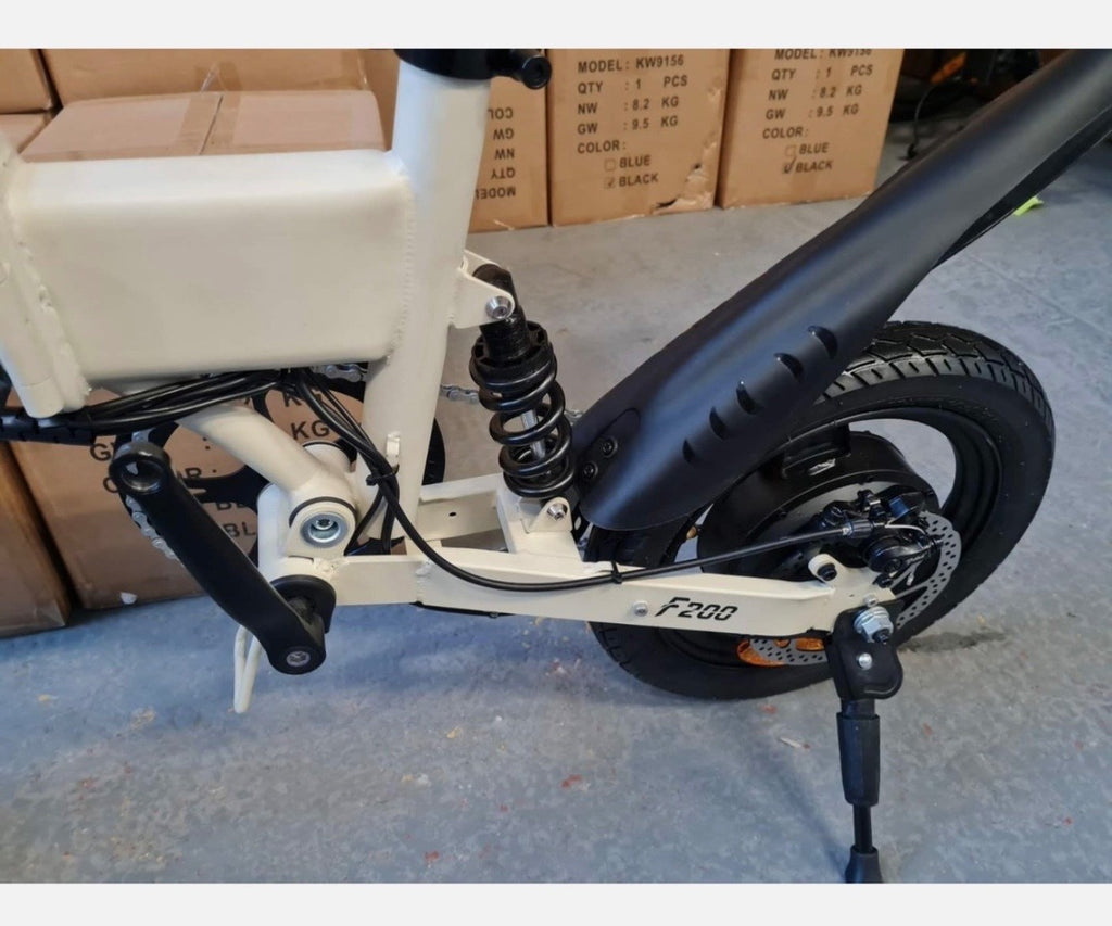 14" Portable Commuter Bike 50km range 36V 7.8A Folding City Bike Full Disc-F200R