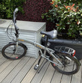 Raleigh Evo TWo folding bike. Rear Hub, Rack, Mudguards