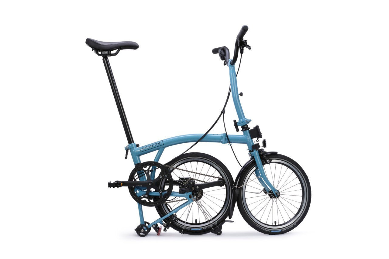 Brompton C line 4 Speed Cloud Metallic Mid - M4L - RRP £1509 - World Delivery