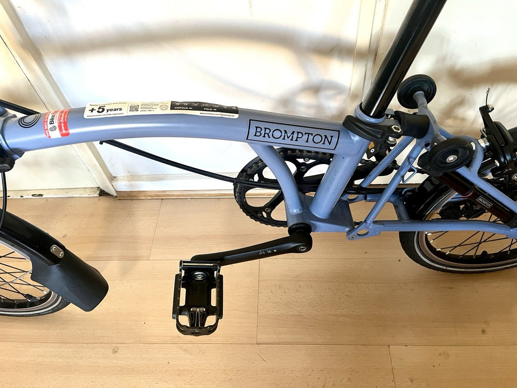 Brompton C Line Explore 2024 6-speed in Cloud Blue - Barely Used!