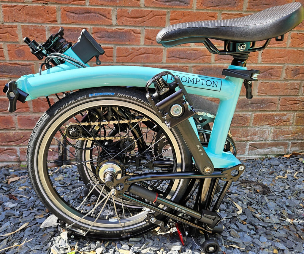 Brompton C Line Explore M6L Black Edition Turkish Green Excellent