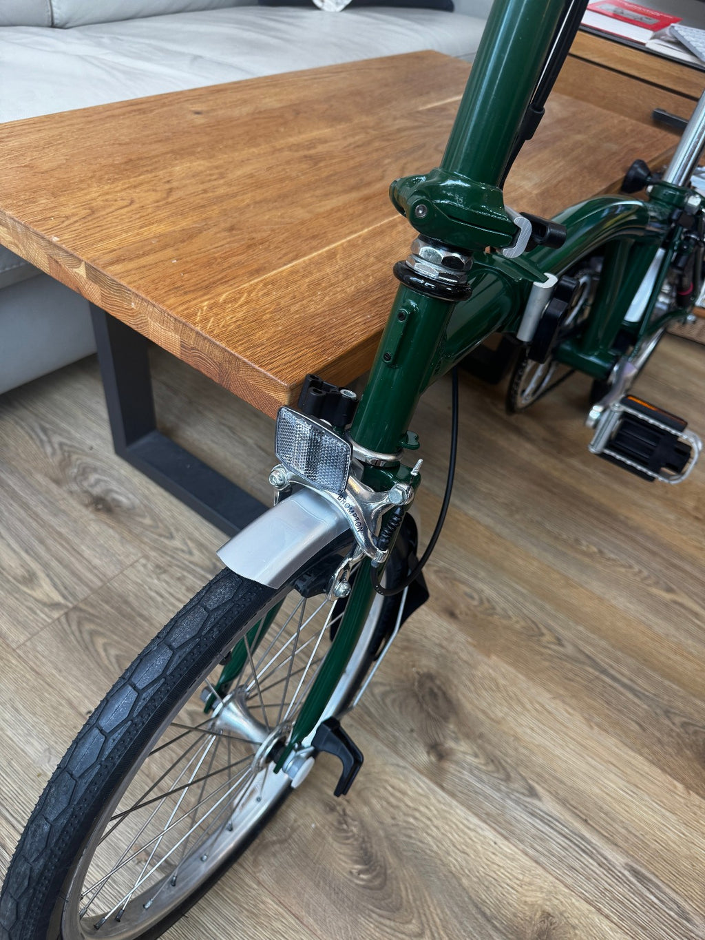 Classic 6-Speed Brompton Folding Bicycle A - Racing Green - MINT