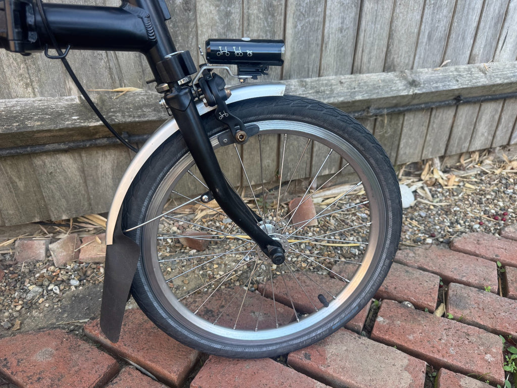 Brompton M6L 6 Speed Folding Bike Black 2019 M Type Mudguards