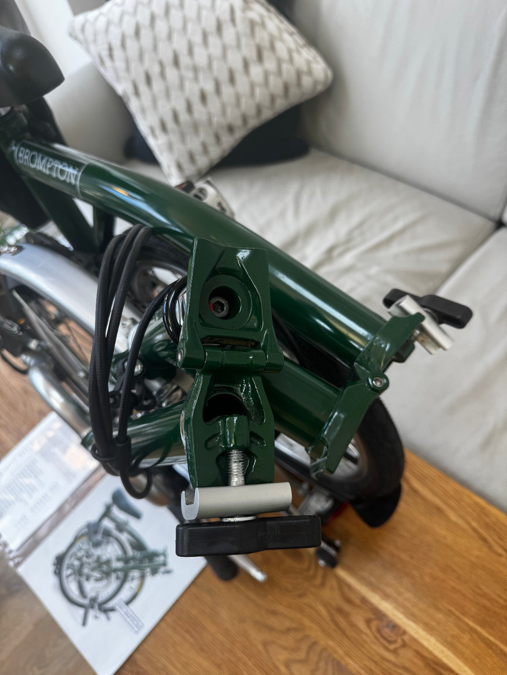 Classic 6-Speed Brompton Folding Bicycle A - Racing Green - MINT