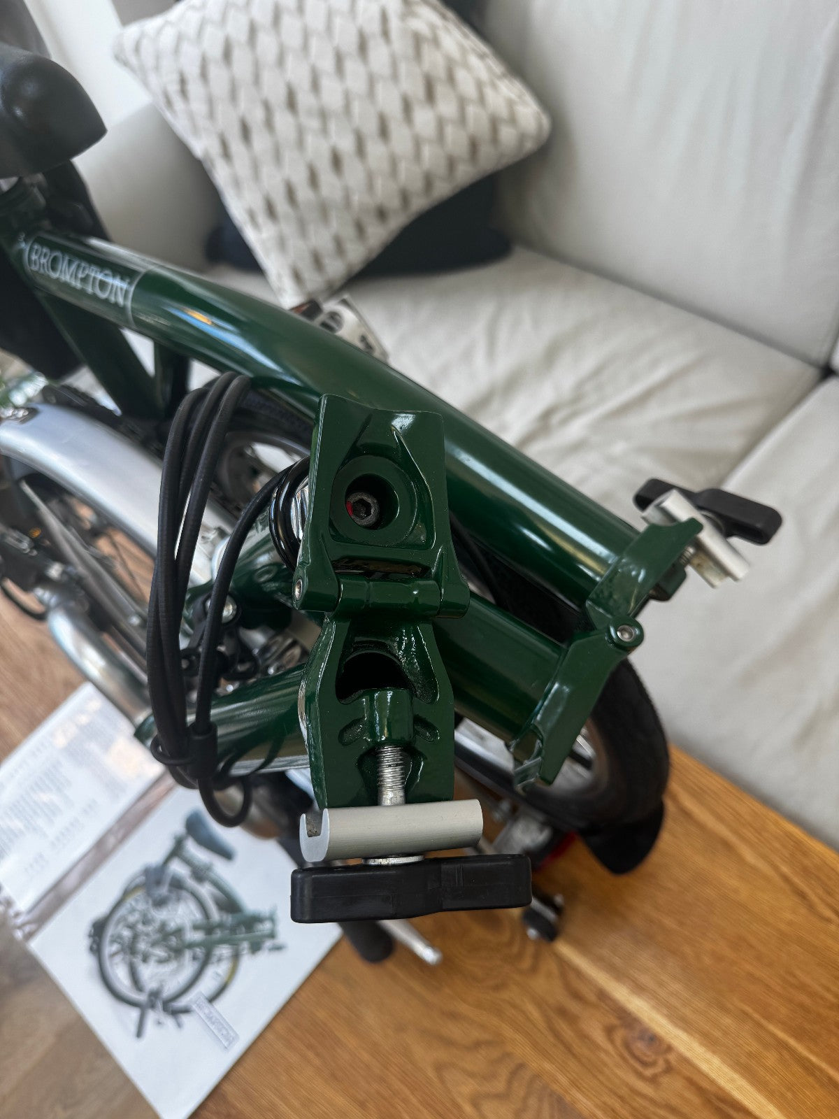 Classic 6-Speed Brompton Folding Bicycle A - Racing Green - MINT