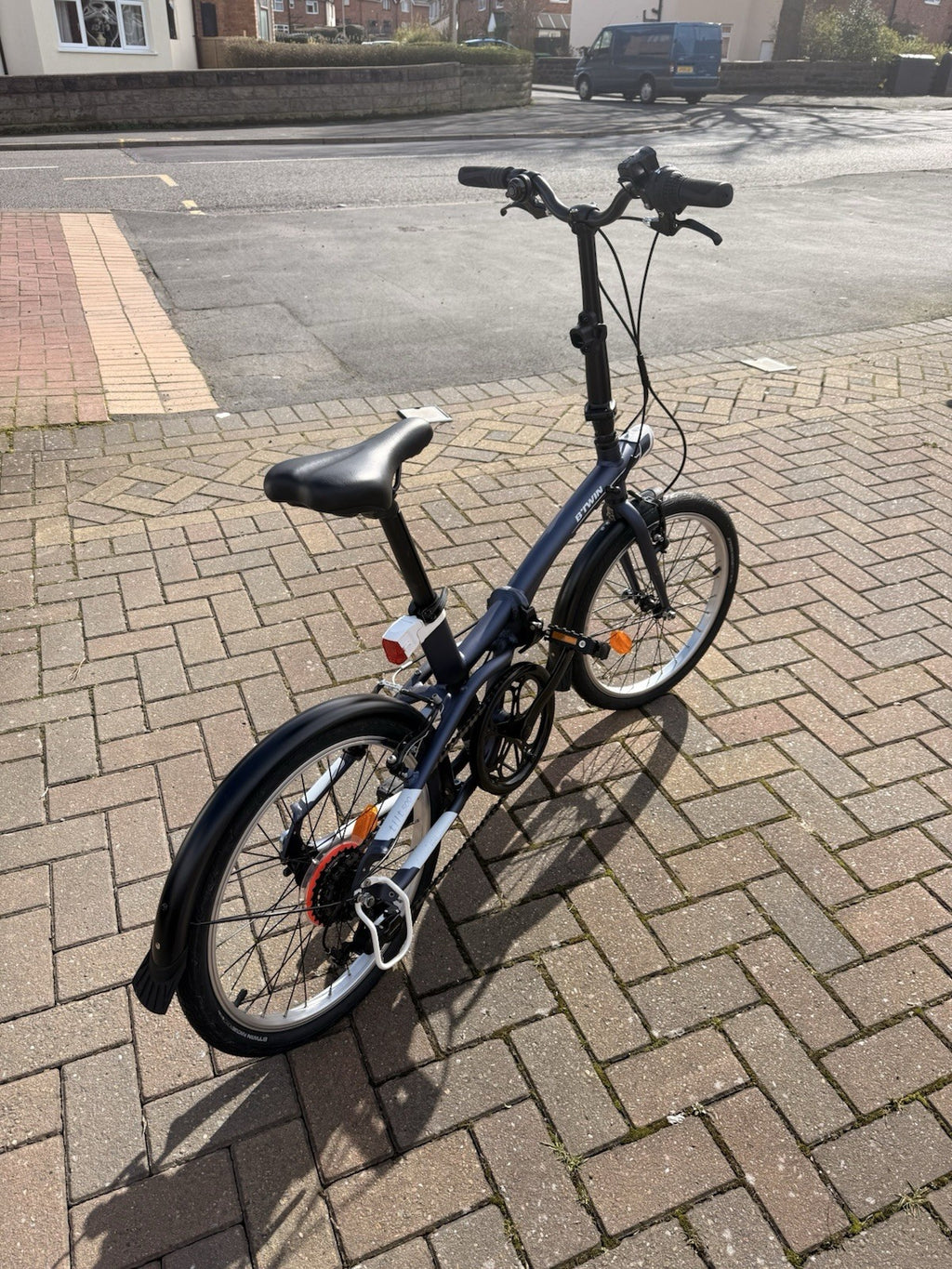 BTWIN Tilt 500 Folding Bike Blue, from Decathlon, Has Minimal Usage
