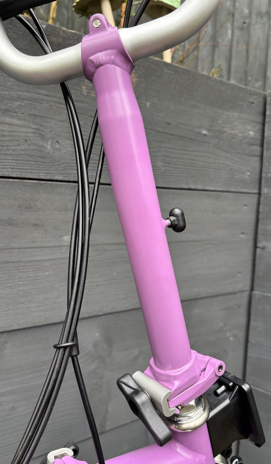 Brompton M6L in rare Lilac Folding bike C Line - Very Light Leisure Use Only