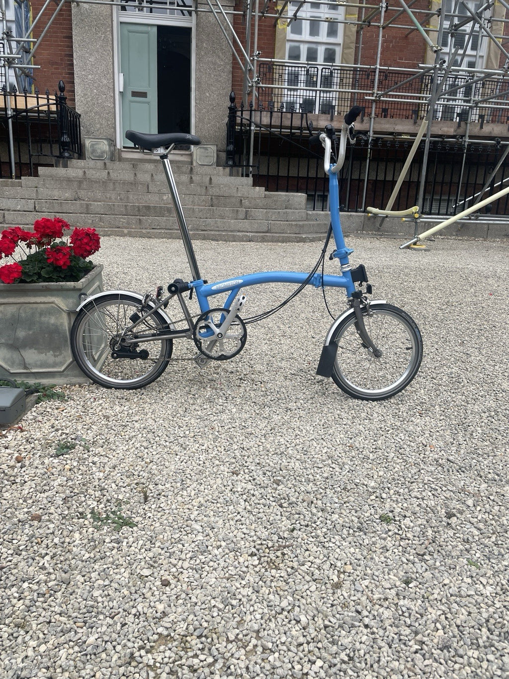 Brompton M6L-X Superlight Titanium 6 Speed - Tempest Blue - Excellent Condition