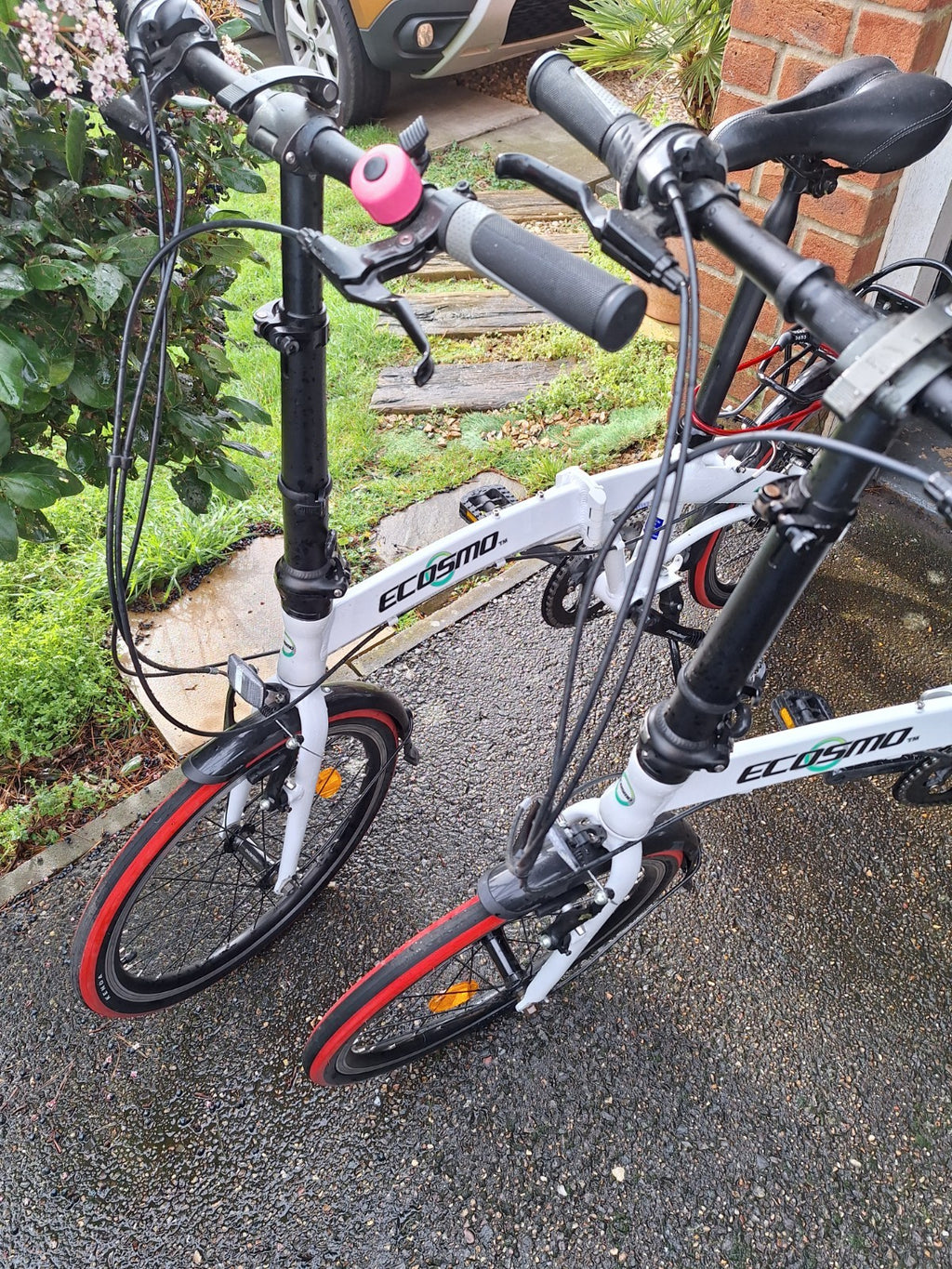 2 matching trendy folding bikes vgc collectWragby Lincoln