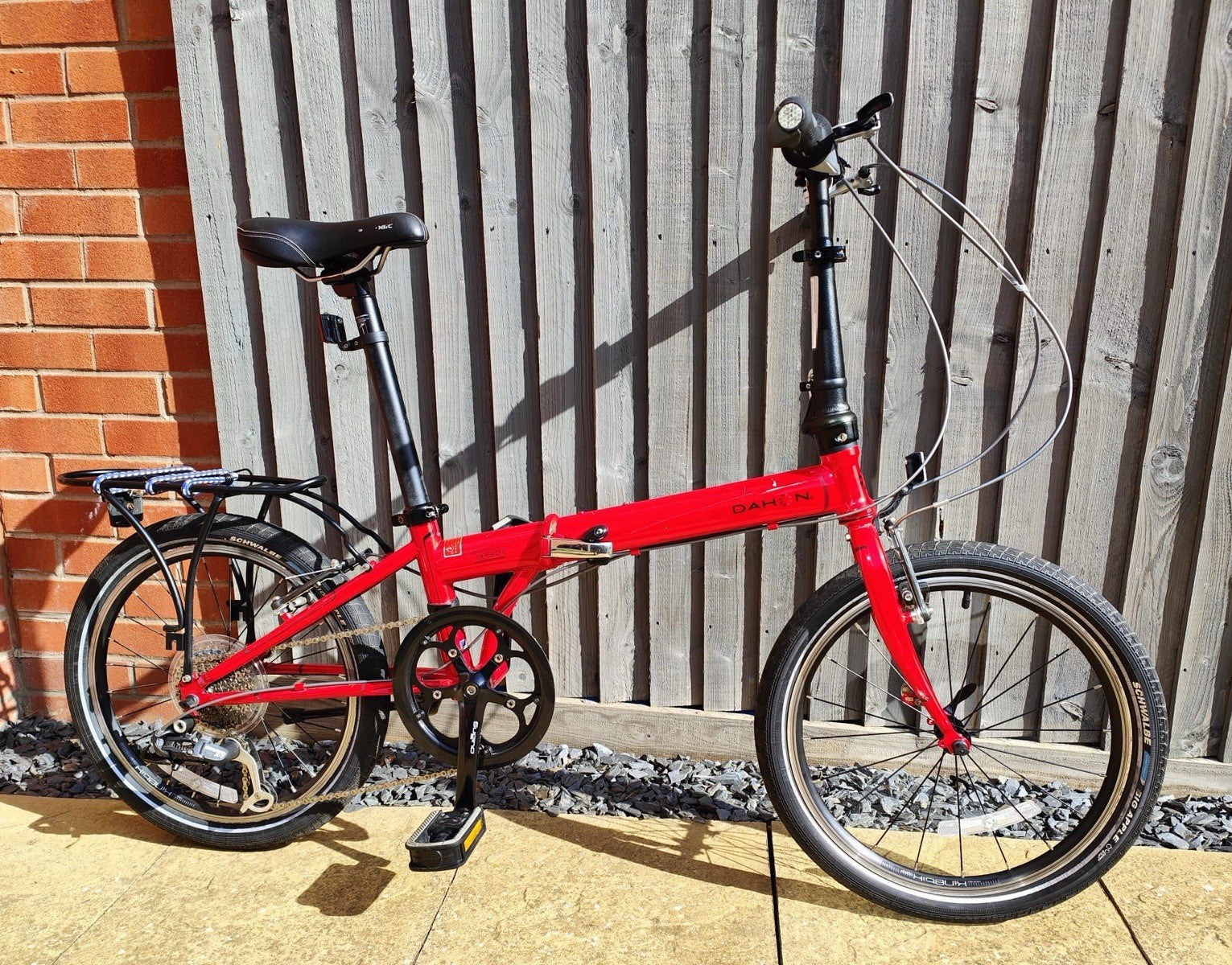 Dahon Speed P8 Folding Bike – Red | 8-Speed | Upgraded Components.