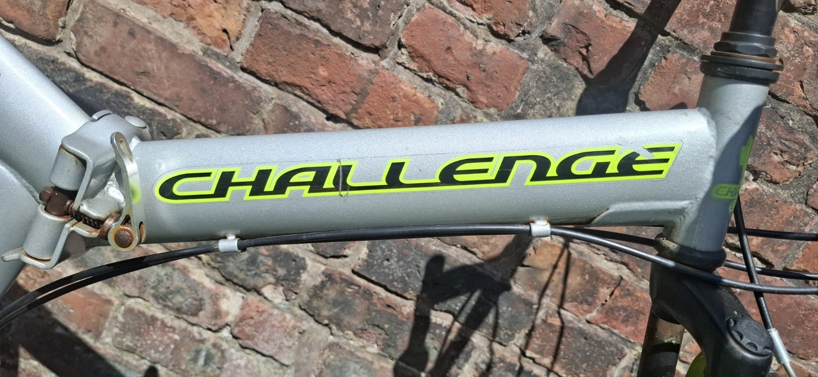 Challenge Beacon 26" Folding Mountain Bike 18-Speed, Front Suspension, Adult