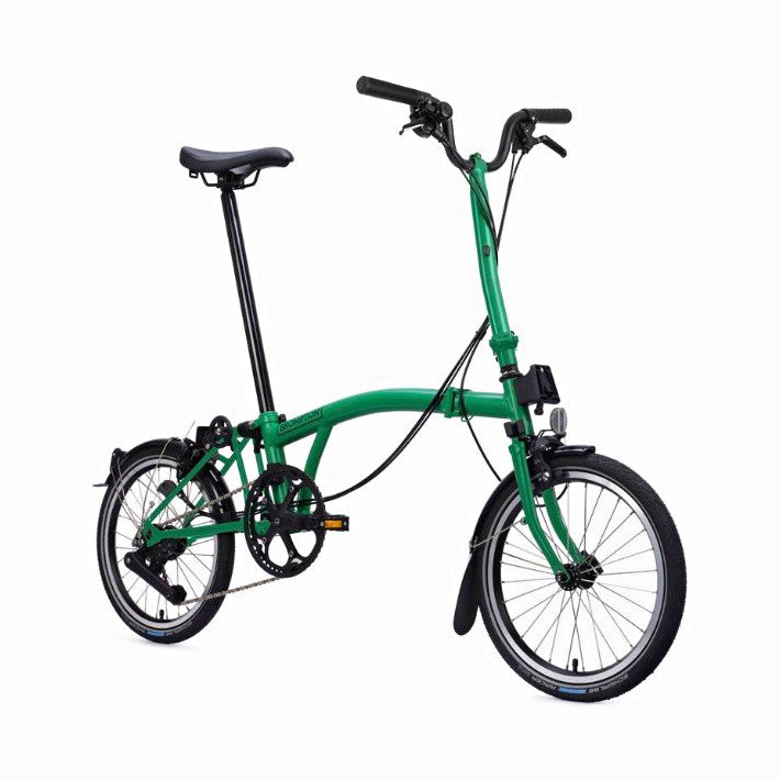 New Brompton C Line 12 Speed 2026 - Folding Bike - Palm Green - Boxed