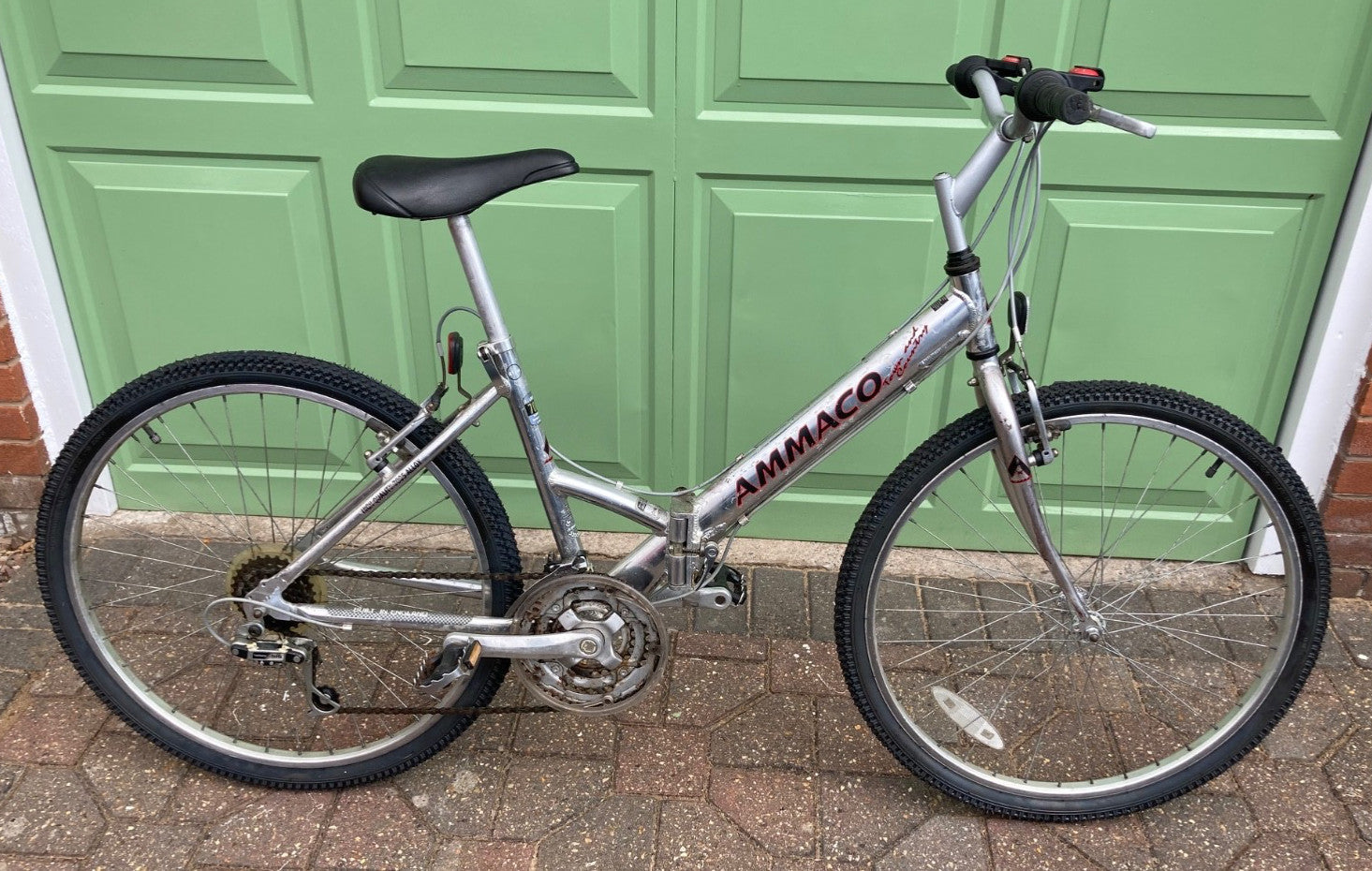 Unisex Ammaco Town & Country Folding Aluminium Hybrid Bike 26” wheels