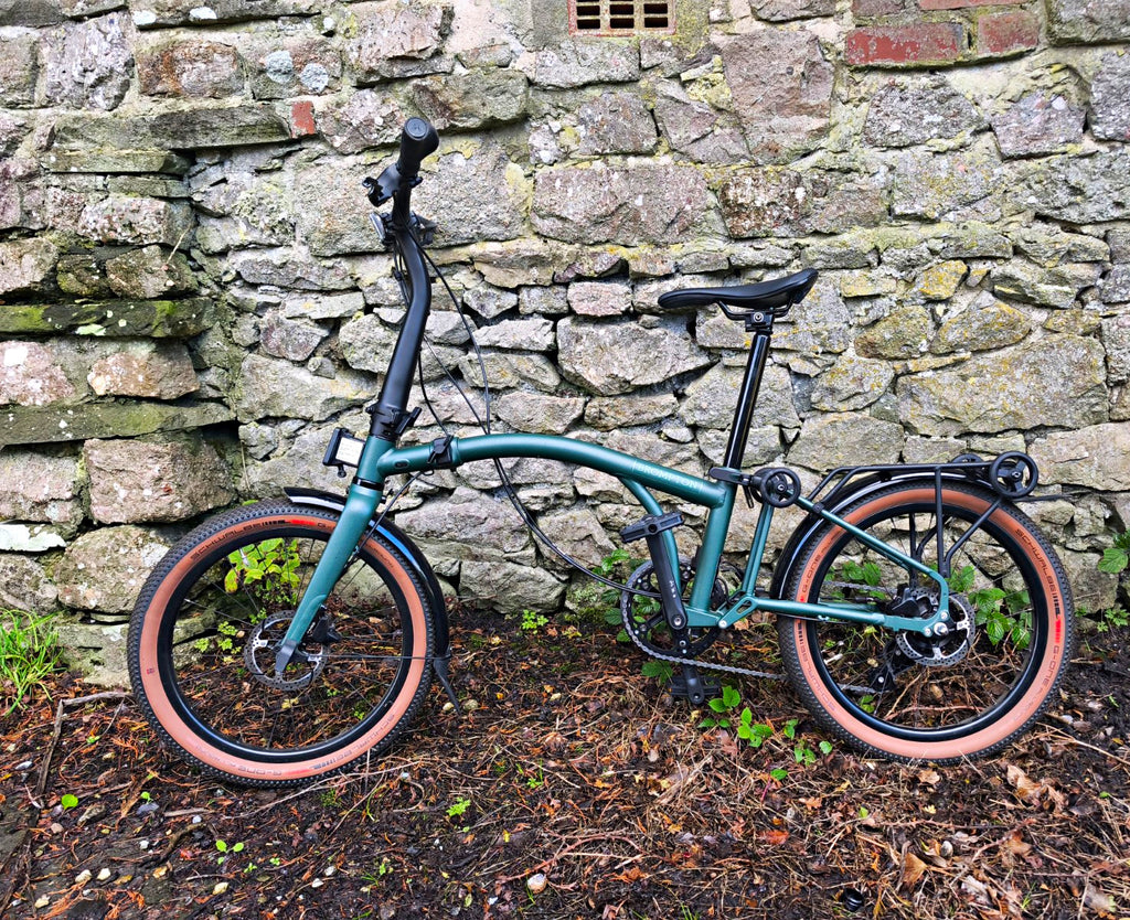 Brompton G Line 8-Speed Medium Folding Bike Forest Green, Men's