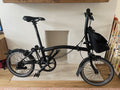 Brompton S2L Folding Bike – 2016 – Black Edition – 2 Speed