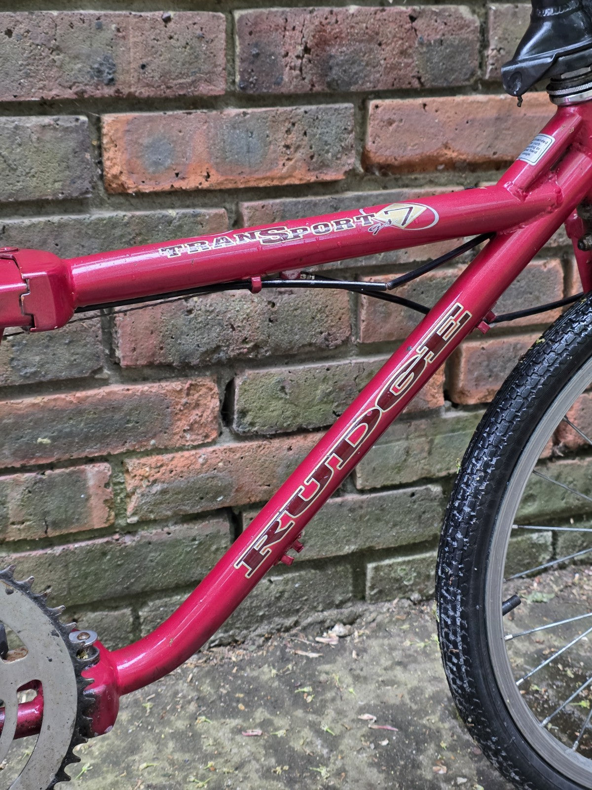 RARE* VINTAGE RUDGE TRANSPORT 7 FOLD UP BIKE BICYCLE (RESTORATION PROJECT)