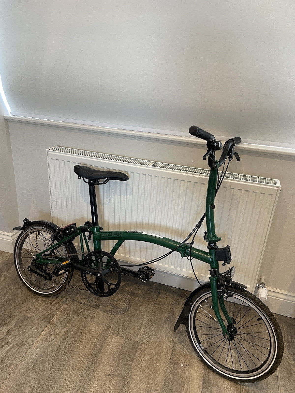 Brompton C Line Urban Folding Bike 2-Speed – Racing Green - Excellent Condition