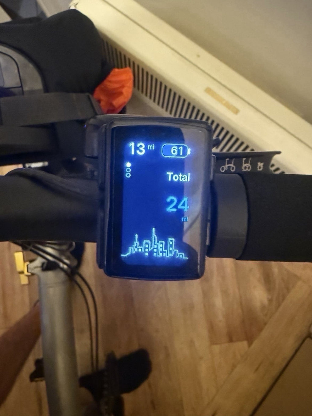 Brompton E T line titanium folding bike, only 24 miles