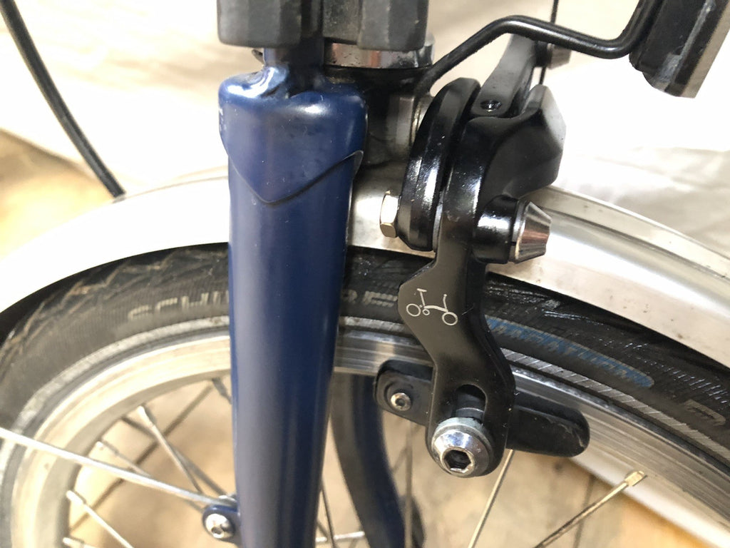 Brompton M3L 3 Speed Folding Bike C-line Equivalent Tempest Blue