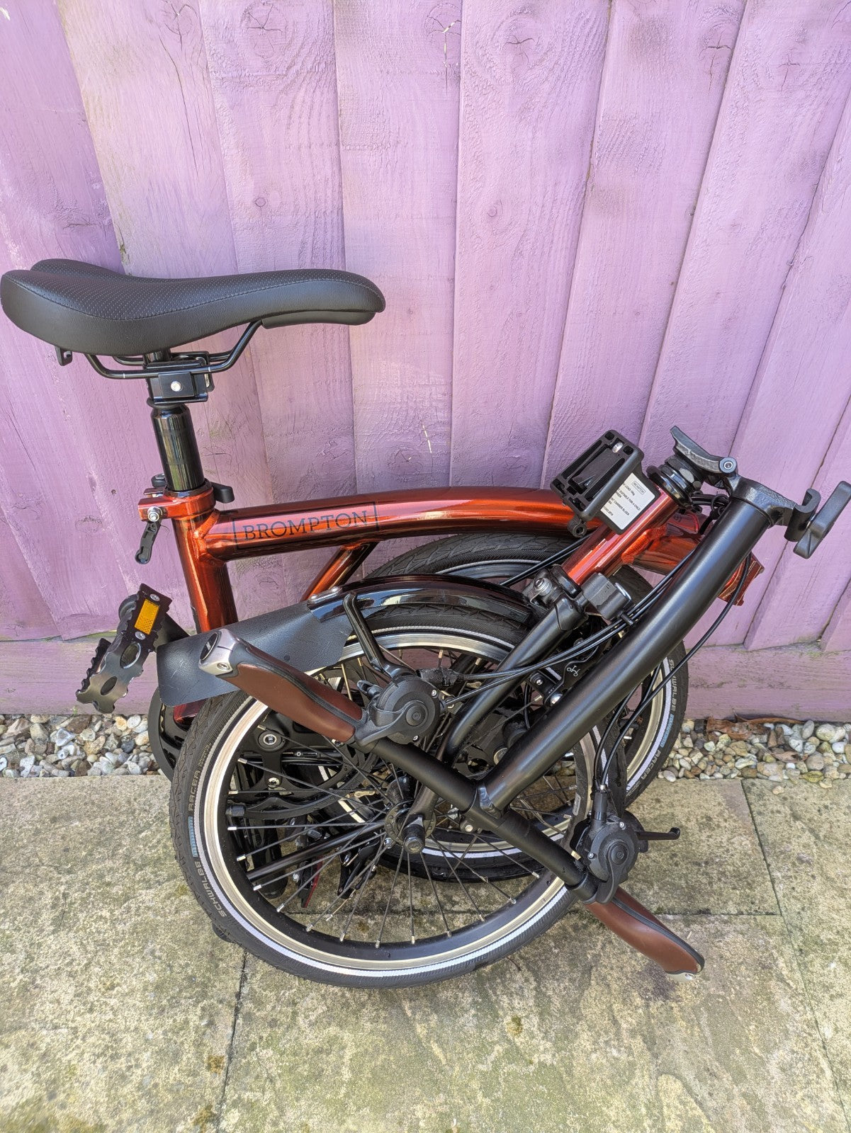 Brompton C Line Explore 2023 Black Flame Lacquer High-Speed 6-Speed 11kg