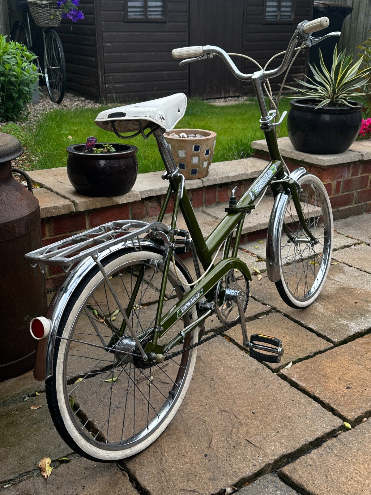 Vintage 1979 Raleigh 20 Stowaway Folding Bike 3 Speed